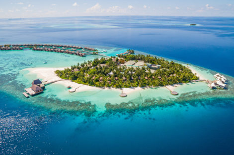 cidade flutuante das Maldivas