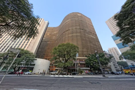 Edifício Copan, projeto de Oscar Niemeyer que contou com a colaboração de Carlos Lemos