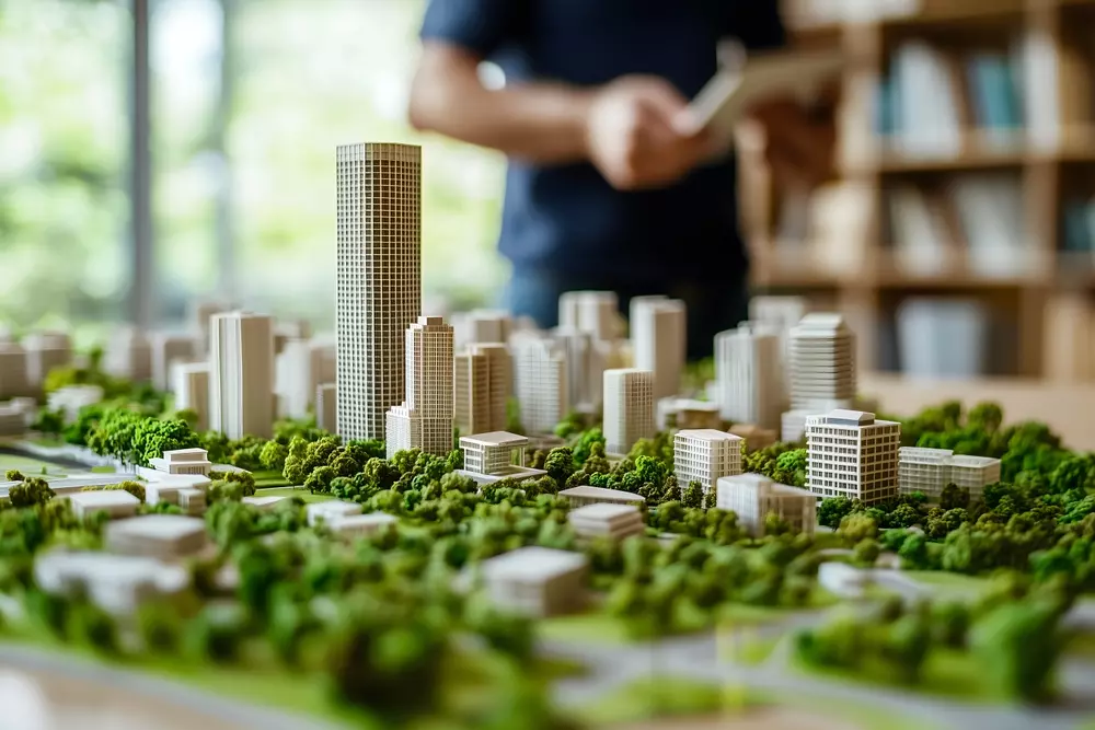 cidade ideal construída do zero