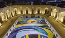Obra na Bienal inaugural de Bukhara