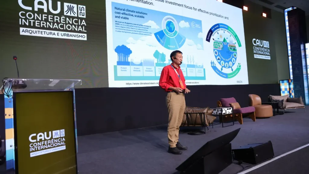 Kongjian Yu participou da conferência internacional promovida pelo Conselho de Arquitetura e Urbanismo do Brasil (CAU 2025)