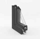 Corte de janela de vidro ultrafino com tecnologia thin-triple, destaque para o avanço na indústria de fachadas eficientes para edifícios