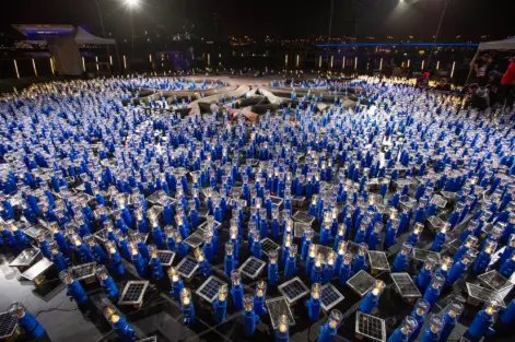 Projeto litro de luz no livro dos recordes