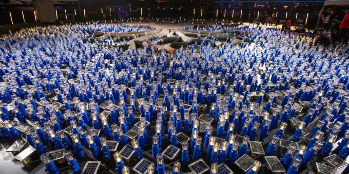 Projeto litro de luz no livro dos recordes