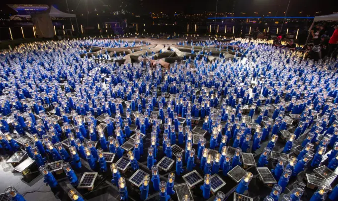 Projeto litro de luz no livro dos recordes