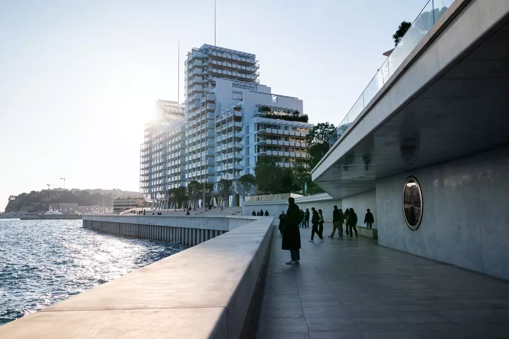 Vista para a área residencial de Mareterra